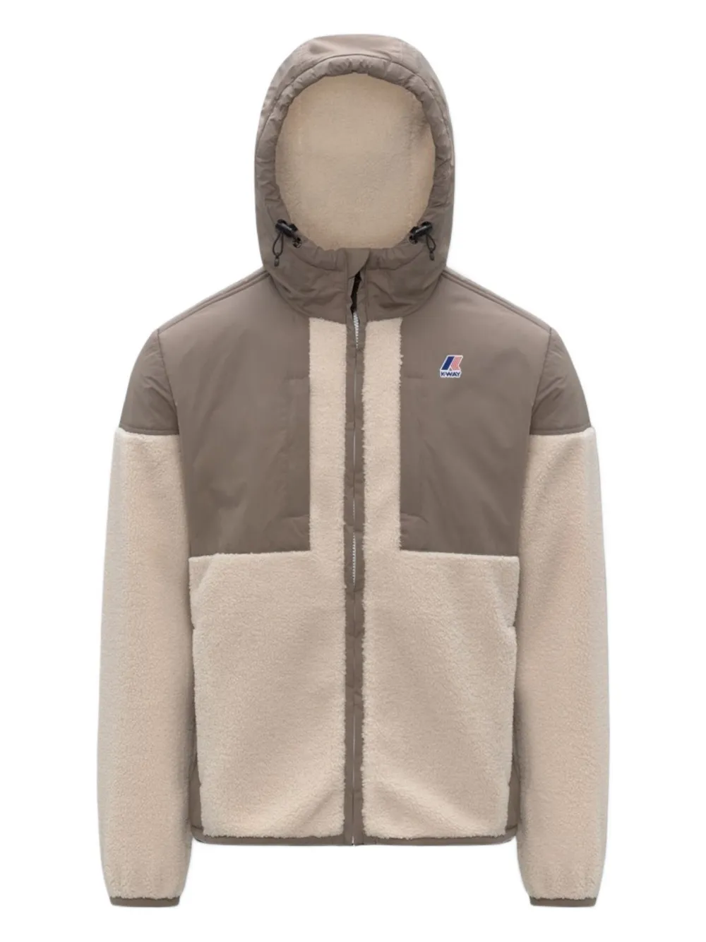 K-Way hooded fleece jacket | Neutrals | Image 1