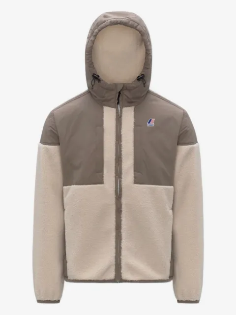 K-Way hooded fleece jacket