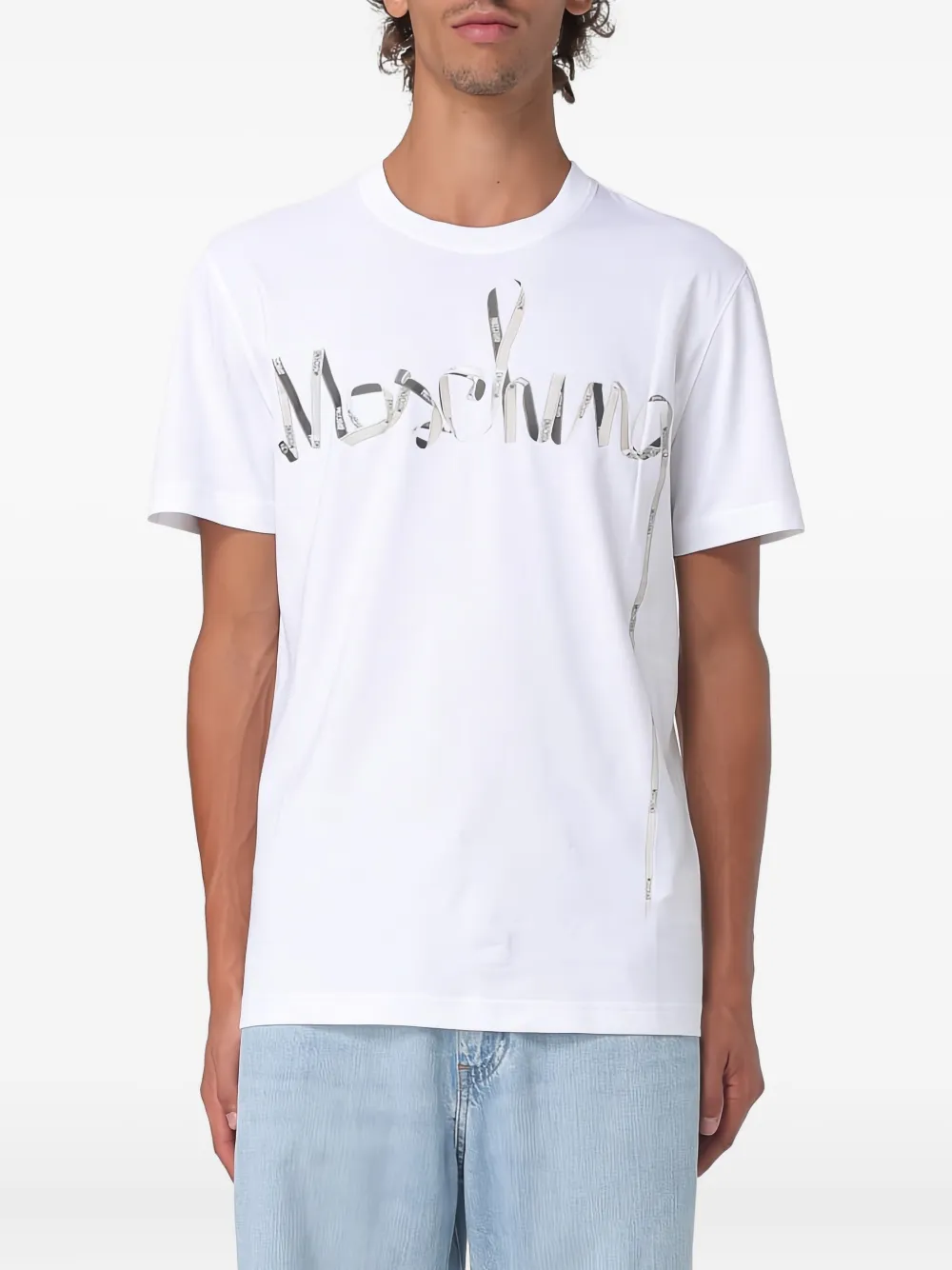 MOSCHINO JEANS playera con logo estampado | blanco | Image 1