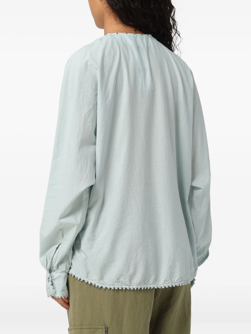 Bazar Deluxe decorated blouse - Blauw