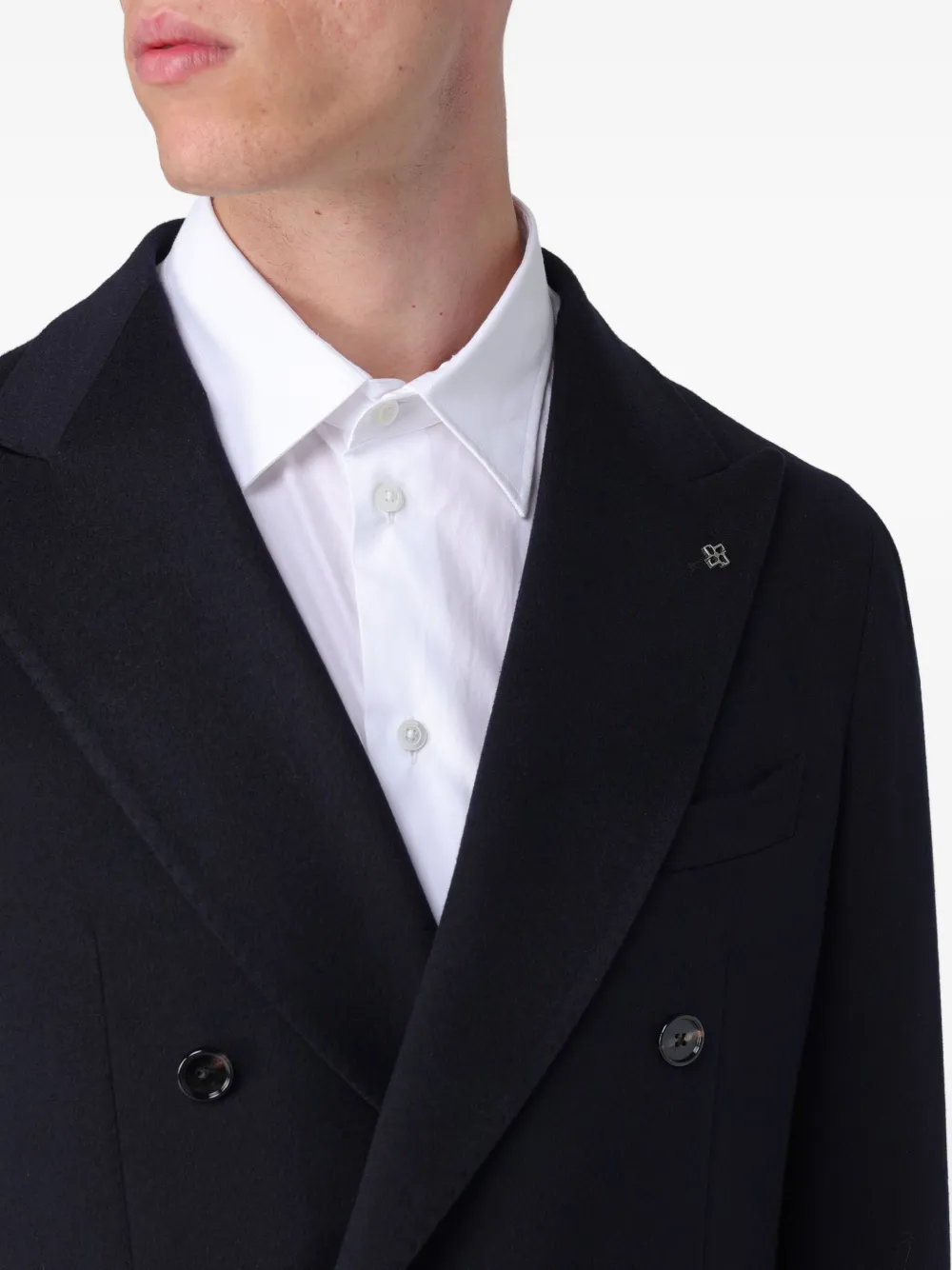 Tagliatore Blazer met dubbele rij knopen Blauw