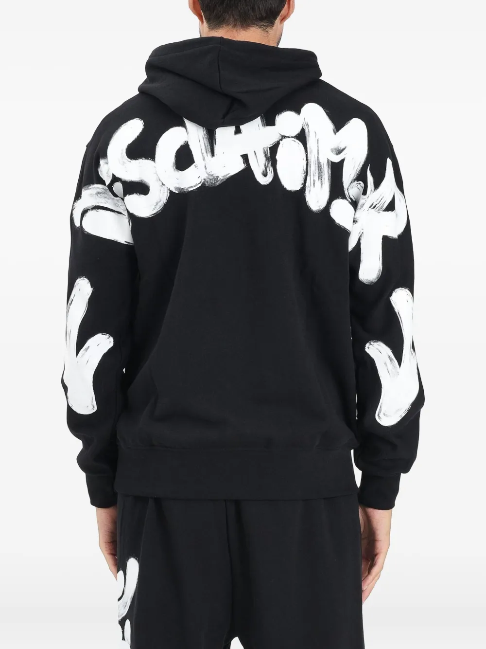 DISCLAIMER hooded graphic-print sweater | Hoodies | Image 2