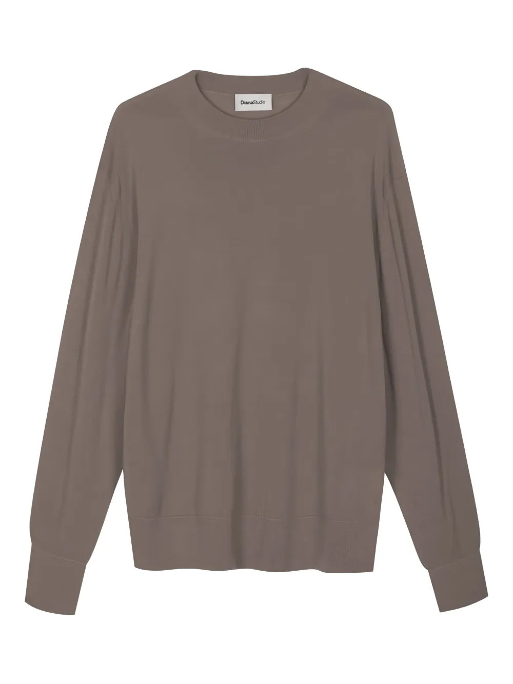 Diana Studio crew-neck long-sleeve sweater - ブラウン Diana Studio crew-neck long-sleeve sweater - ブラウン