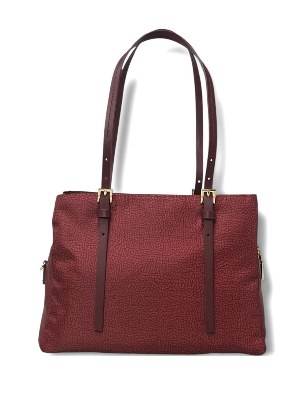 Borbonese Medium L'ecole Tote Bag In Red
