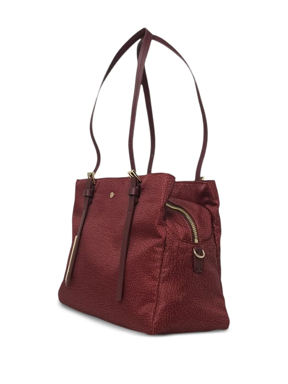 Borbonese L'Ecole medium shopper Rood