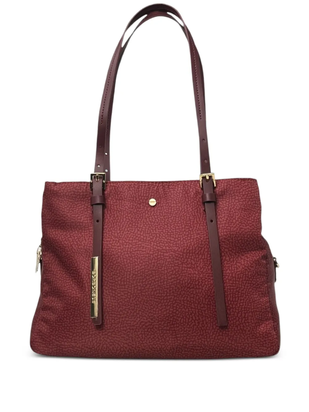 Borbonese medium L'Ecole tote bag | Red | Image 1