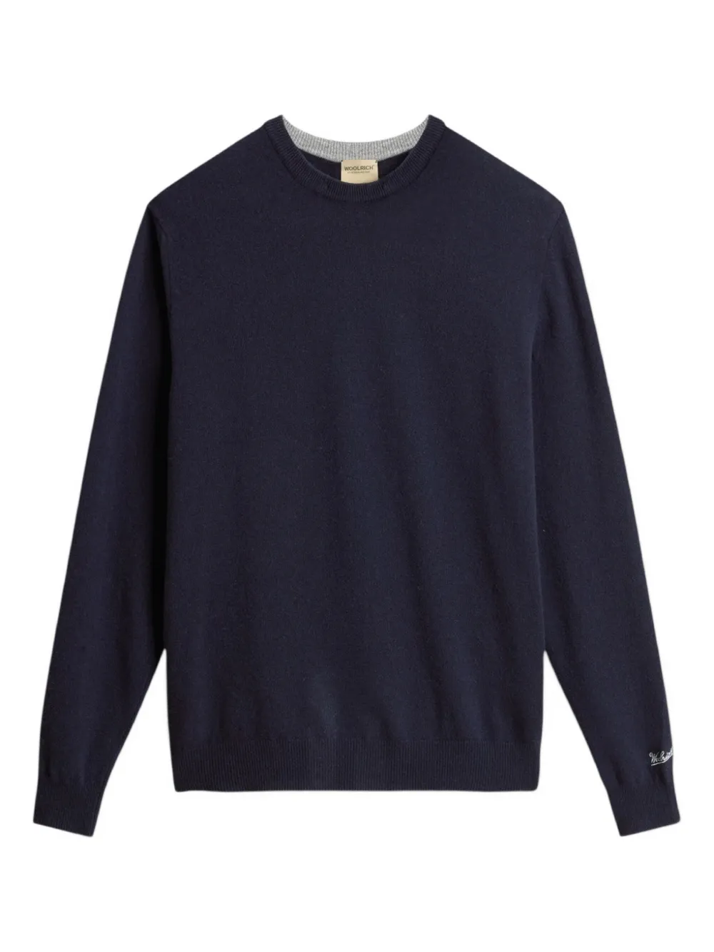 Woolrich crewneck logo sweater | Blue | Image 1