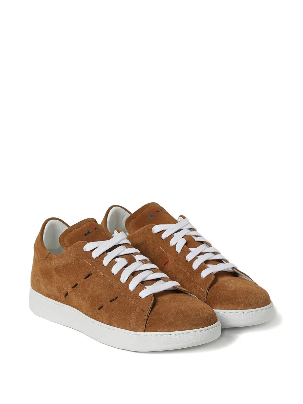Kiton stitched calfskin sneakers | Low-Tops | Image 2