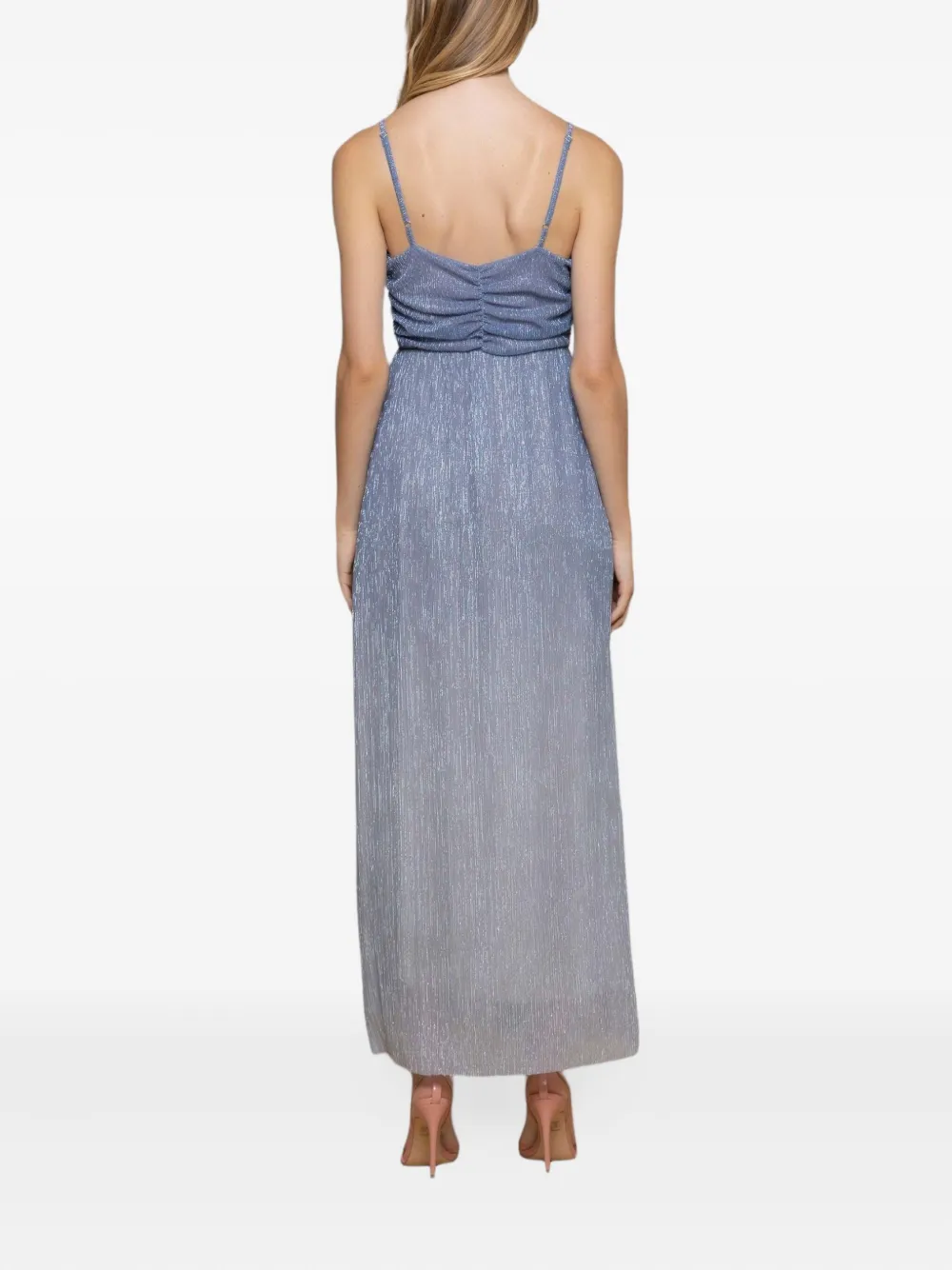  Kocca Margot Ruched Maxi Dress - Blue 