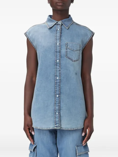 Jacob Cohën buttoned sleeveless shirt