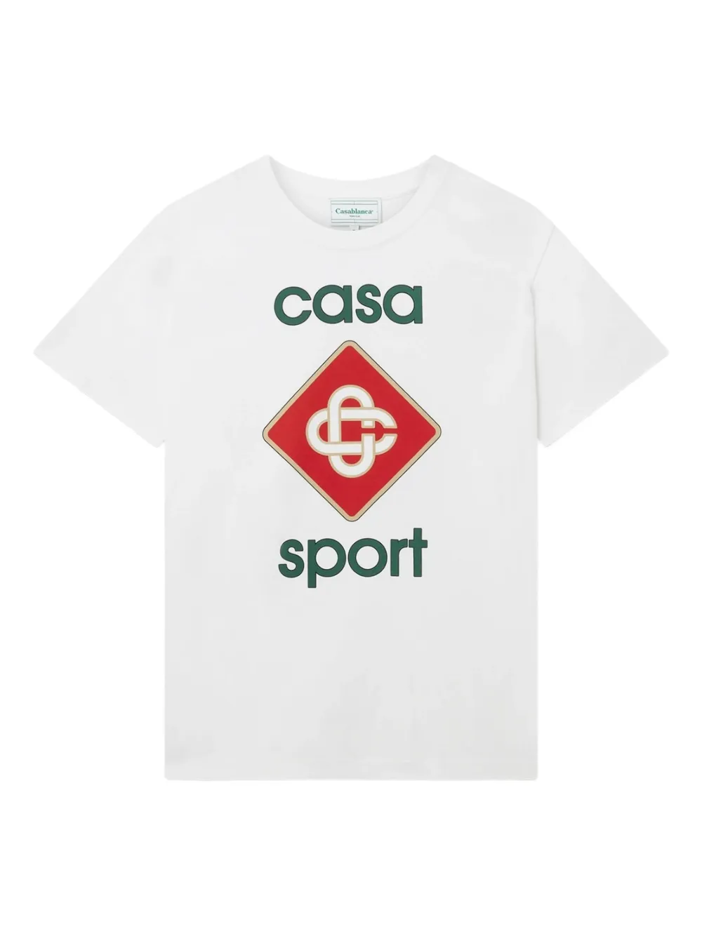 Casablanca Casa Sport monogram T-shirt | White | Image 1