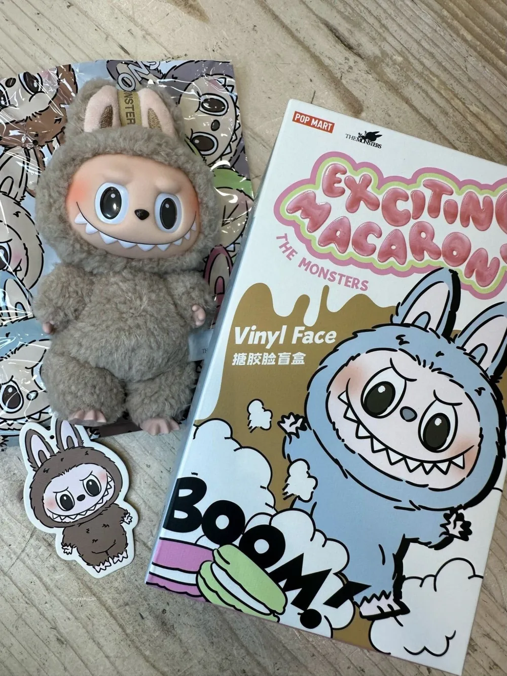 Pop Mart Labubu Monsters Blind Box (set Of Six) In Gray
