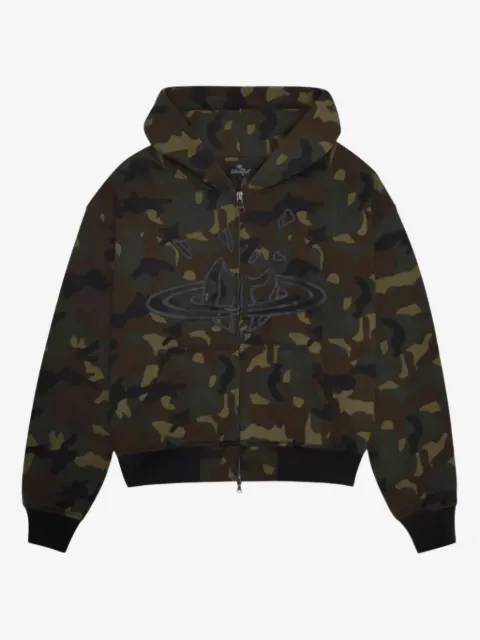 BROKEN PLANET planet zip-up hoodie