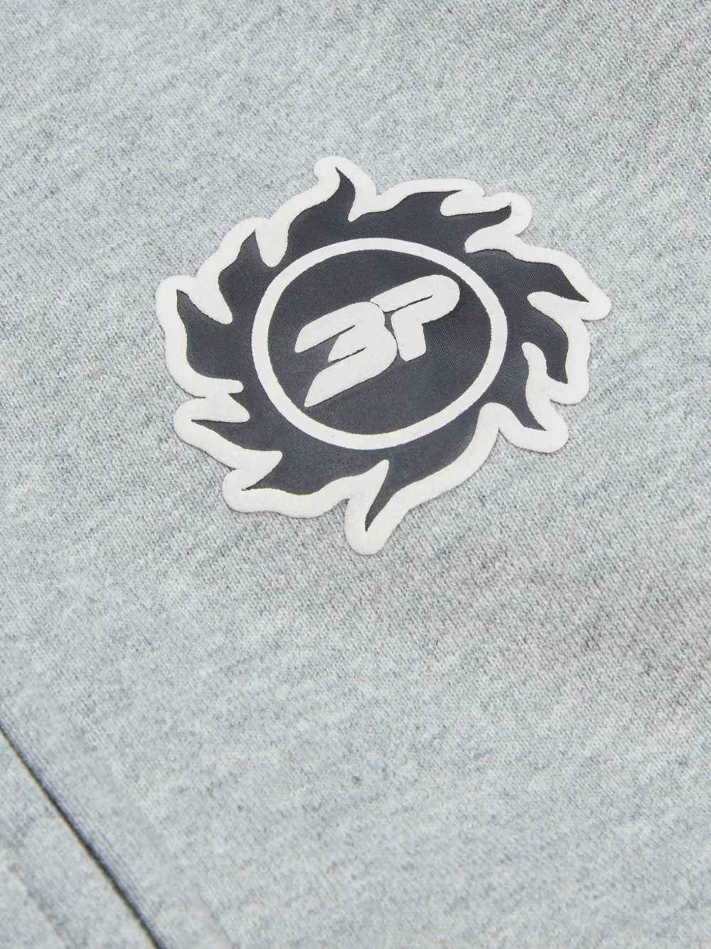 BROKEN PLANET hoodie met rits Grijs