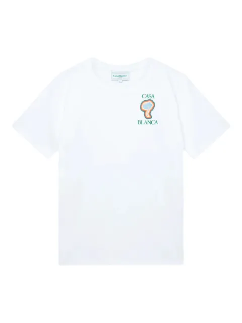 Casablanca mushroom-print T-shirt