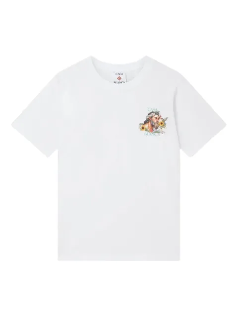 Casablanca playera con estampado gráfico