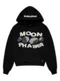 BROKEN PLANET Moon Phases-print hoodie - Black