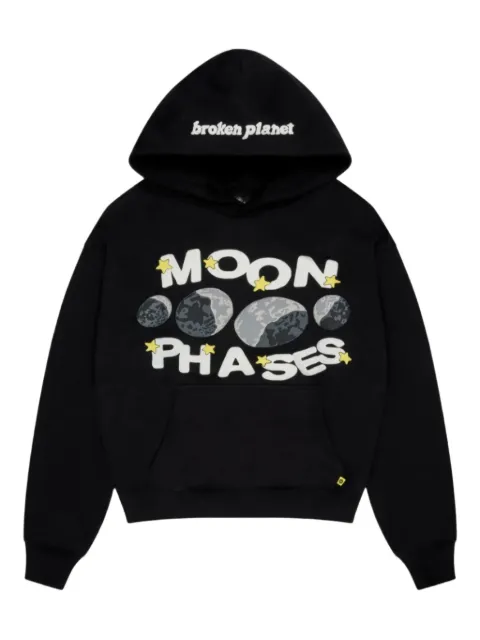 BROKEN PLANET Moon Phases-print hoodie