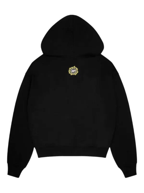 BROKEN PLANET Moon Phases-print Hoodie | Black | FARFETCH