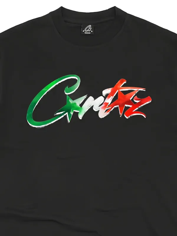 CORTEIZ logo-print T-shirt | Black | FARFETCH NO