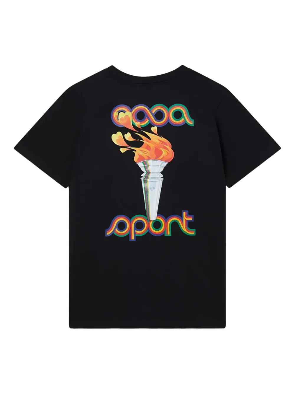 Casablanca Graphic T-shirt In Black