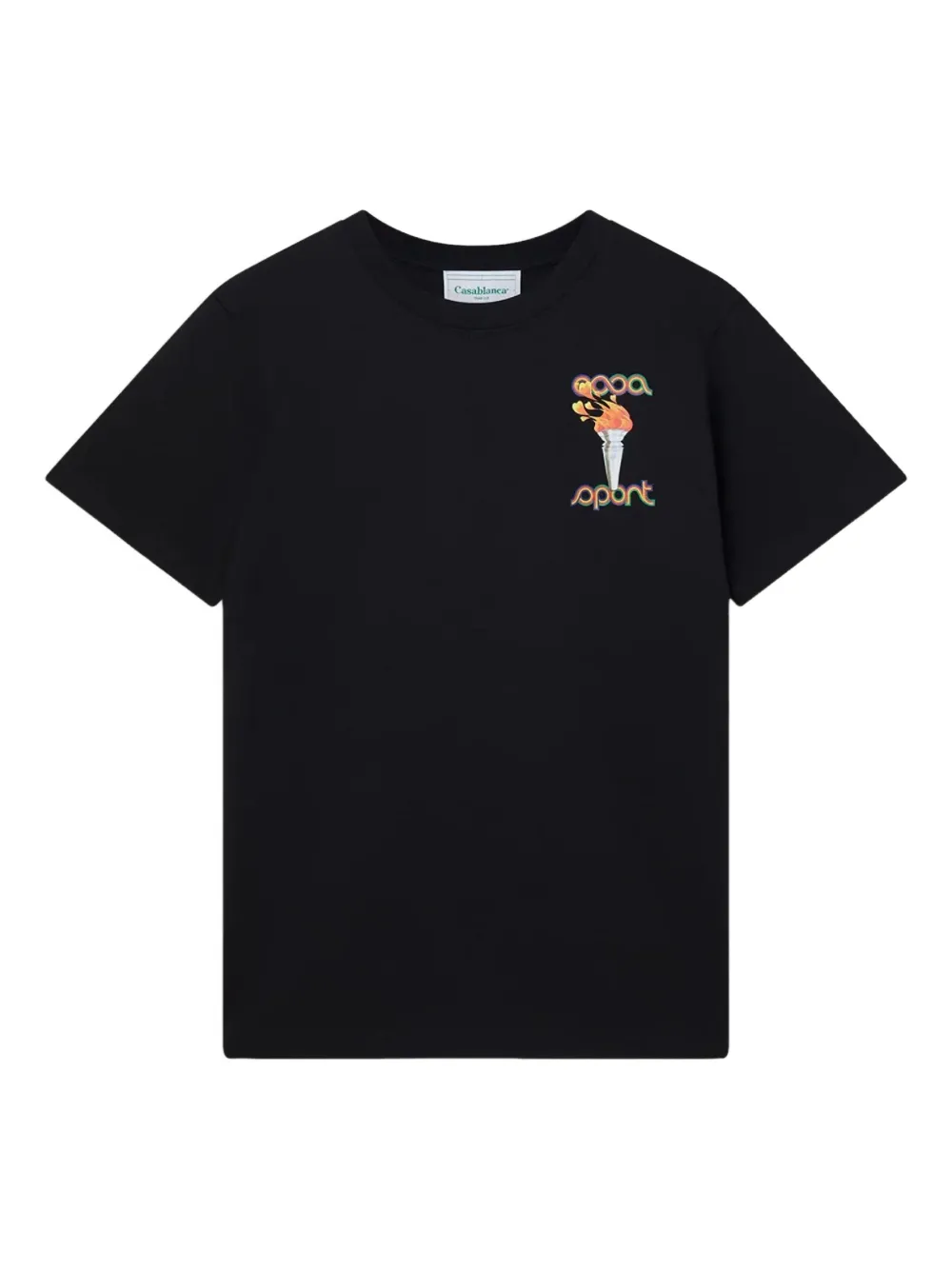 Casablanca Graphic T-shirt In Black