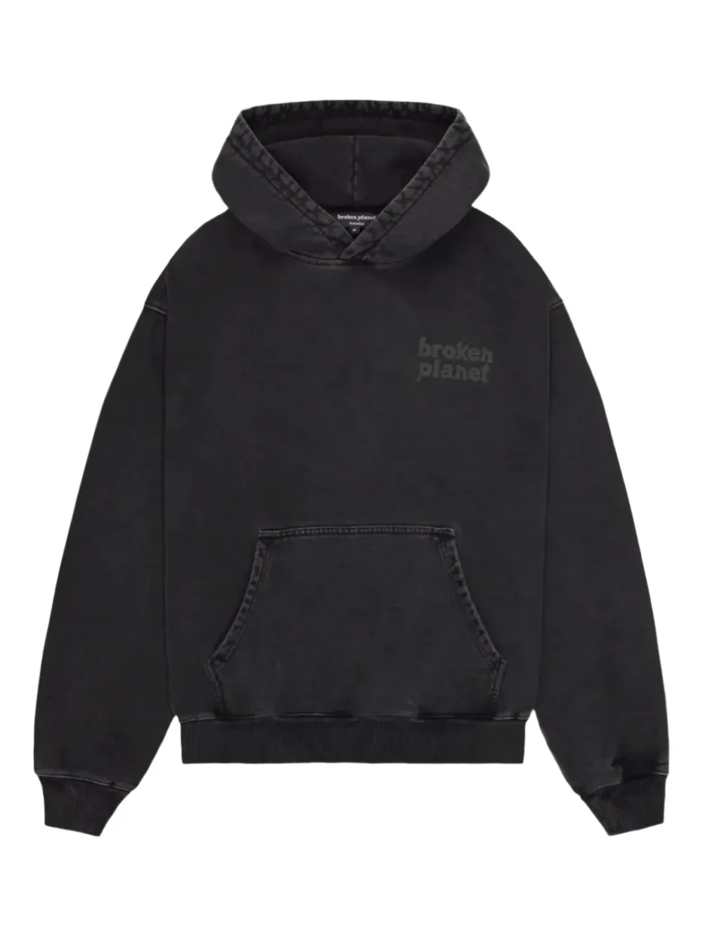 BROKEN PLANET logo-detail hoodie | Black | Image 1