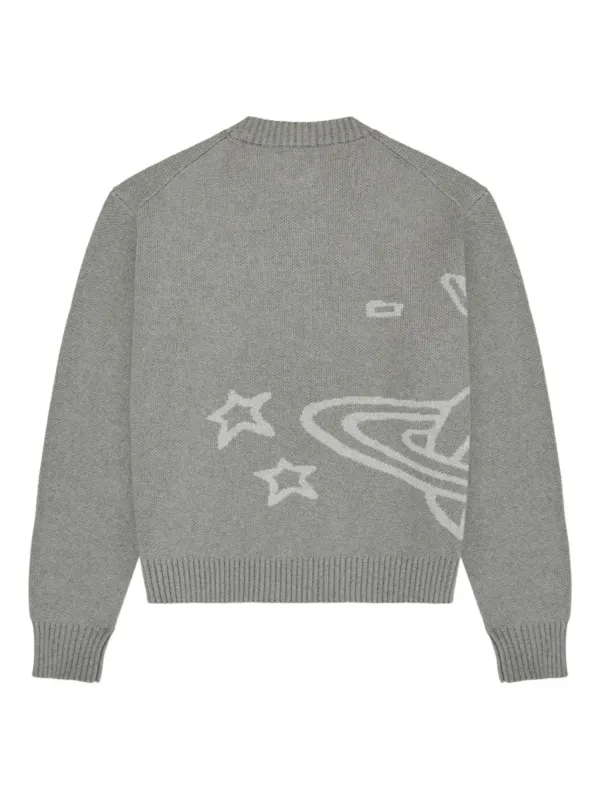 S’YTE Wool Damage Crew Neck Pullover S LOOSE KNIT SWEATER - BLACK I STUSSY - Momentum Clothing