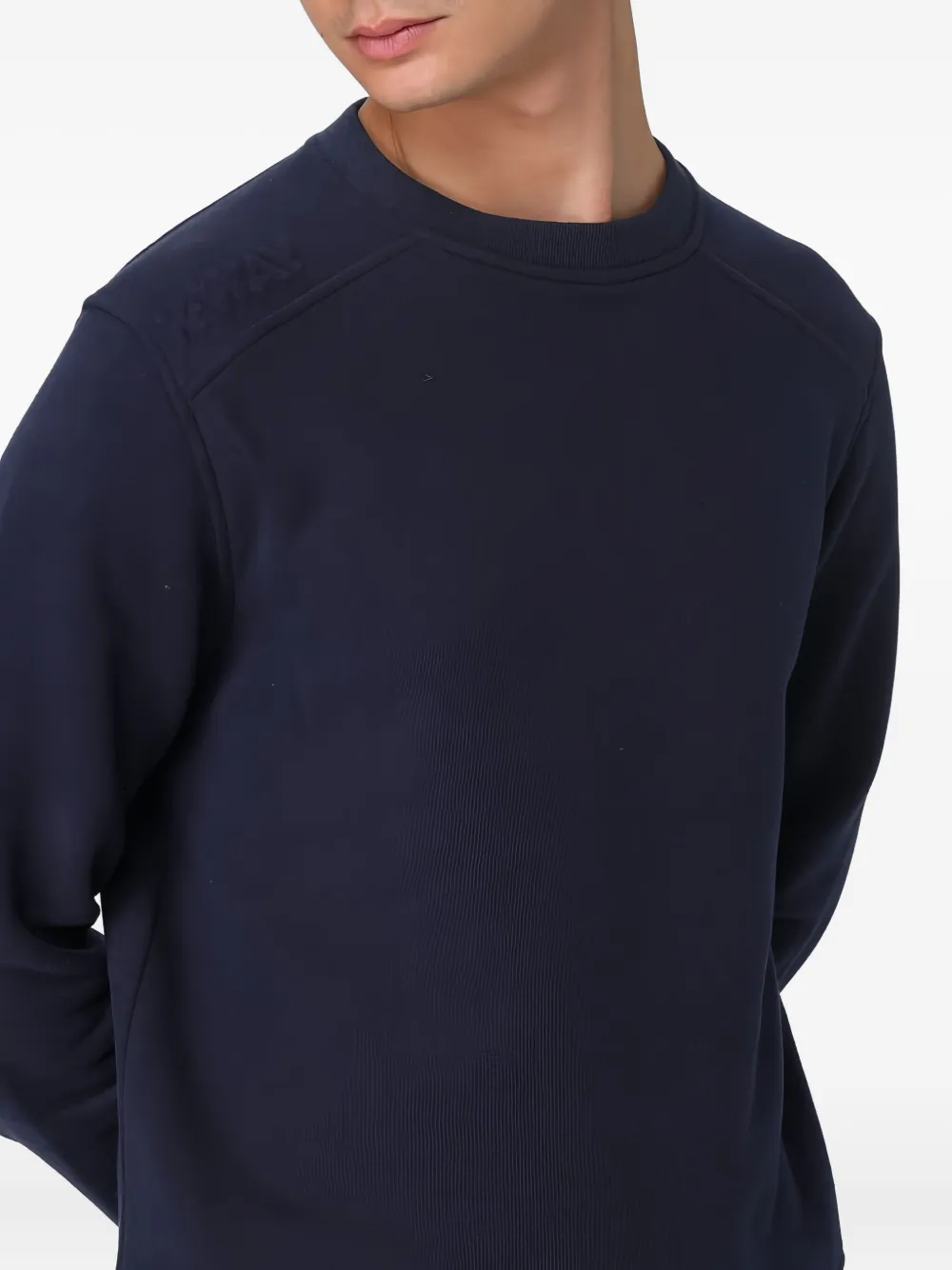 K-way Perruel Logo-embossed Sweatshirt In Blue