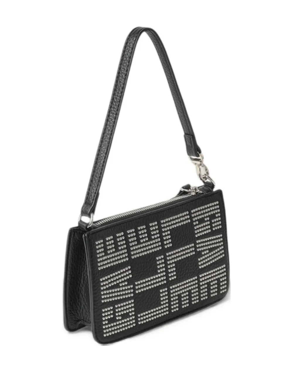 Gaelle mini studded-embellishment shoulder bag - Zwart