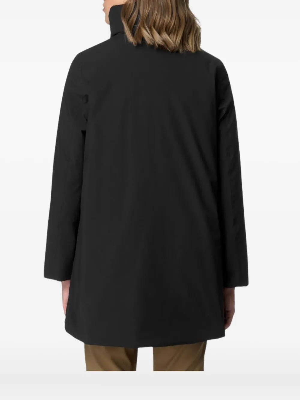 K-Way Marla jas met trechterhals Zwart