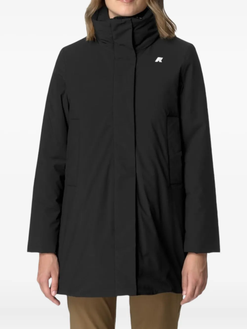 K-Way Marla funnel-neck coat | Single Breasted Coats | Image 2