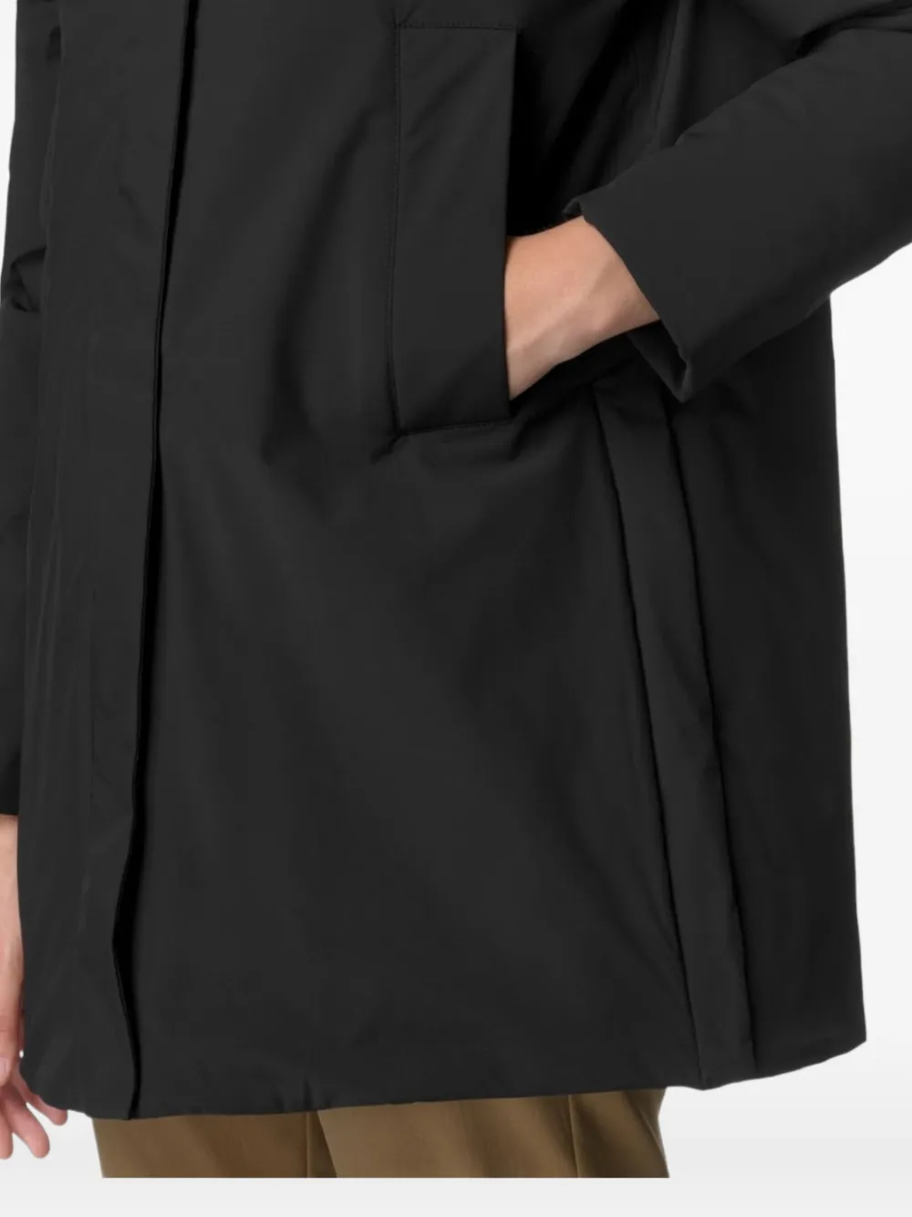 K-Way Marla jas met trechterhals Zwart