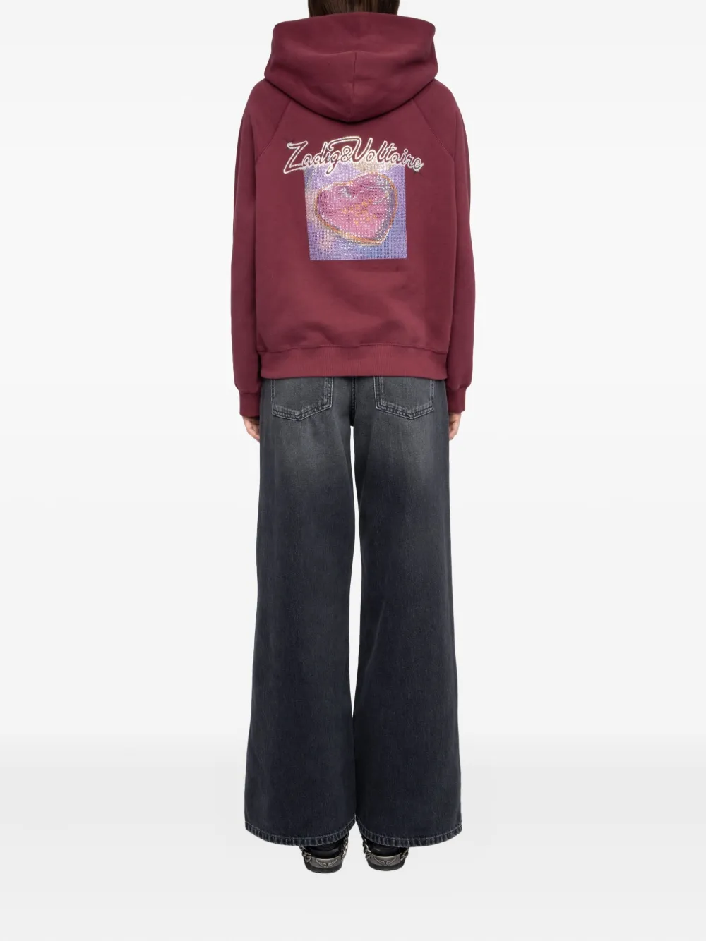 Zadig & Voltaire Georgy Hoodie In Red