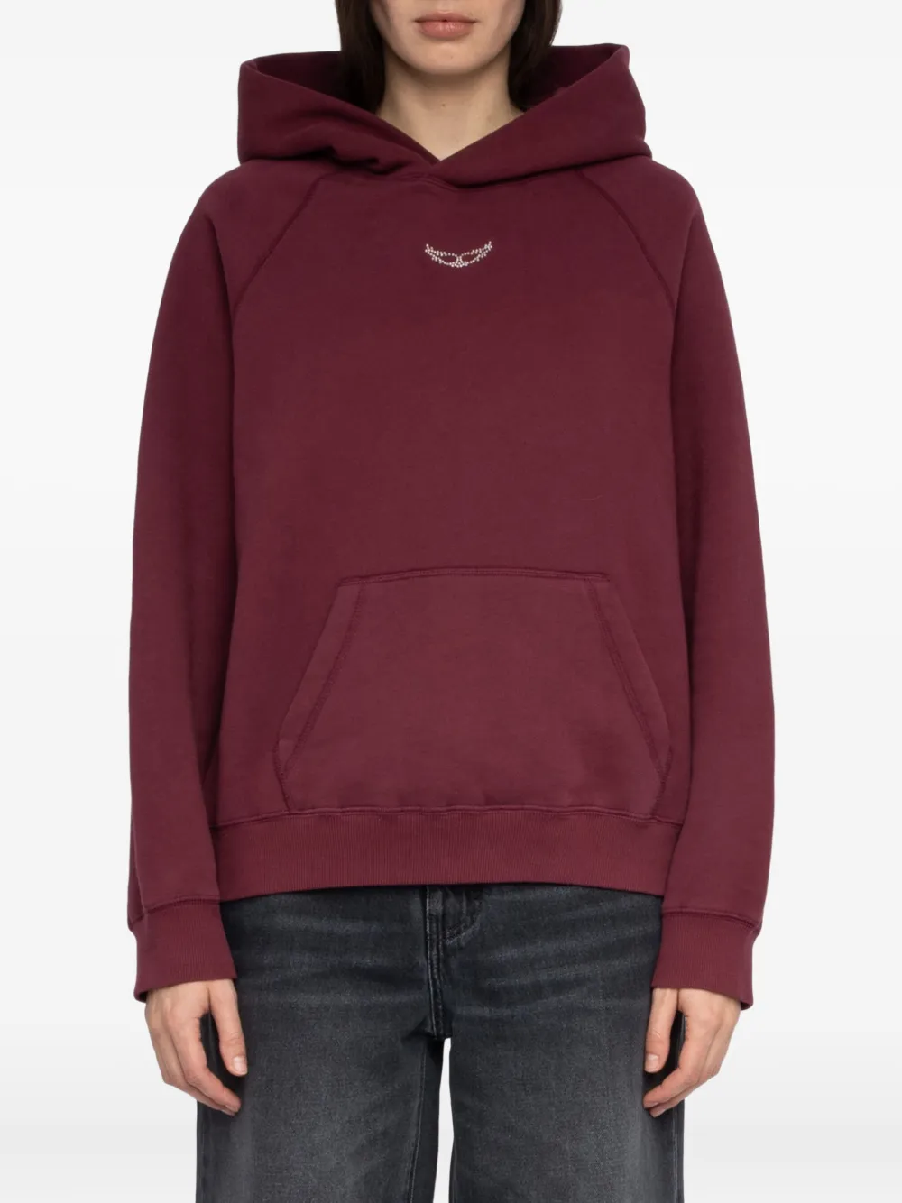 Zadig & Voltaire Georgy Hoodie In Red