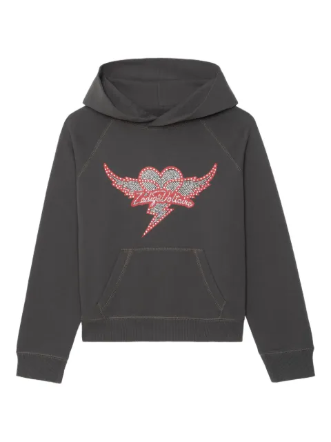 Zadig&Voltaire Georgy heart wings hoodie