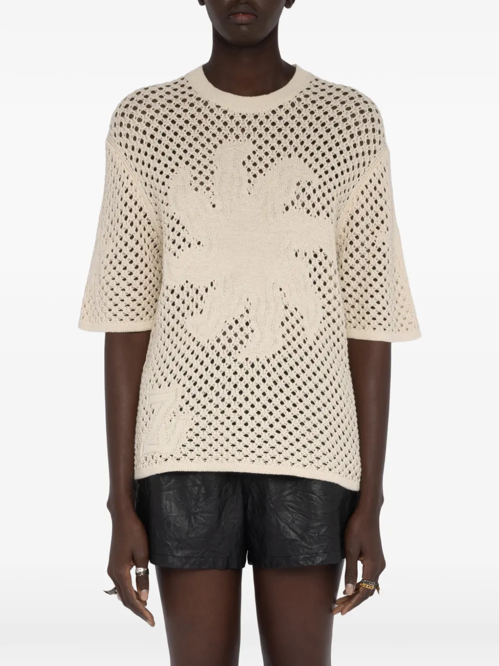 Zadig&Voltaire Malyna trui Beige