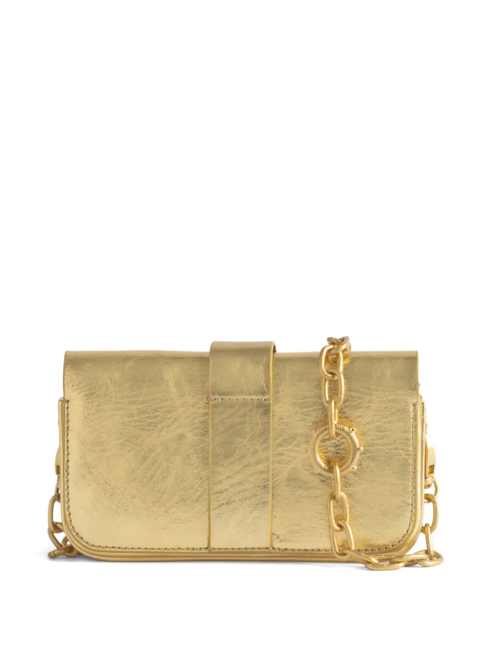 mini kate ring-embellished chain cross body bag
