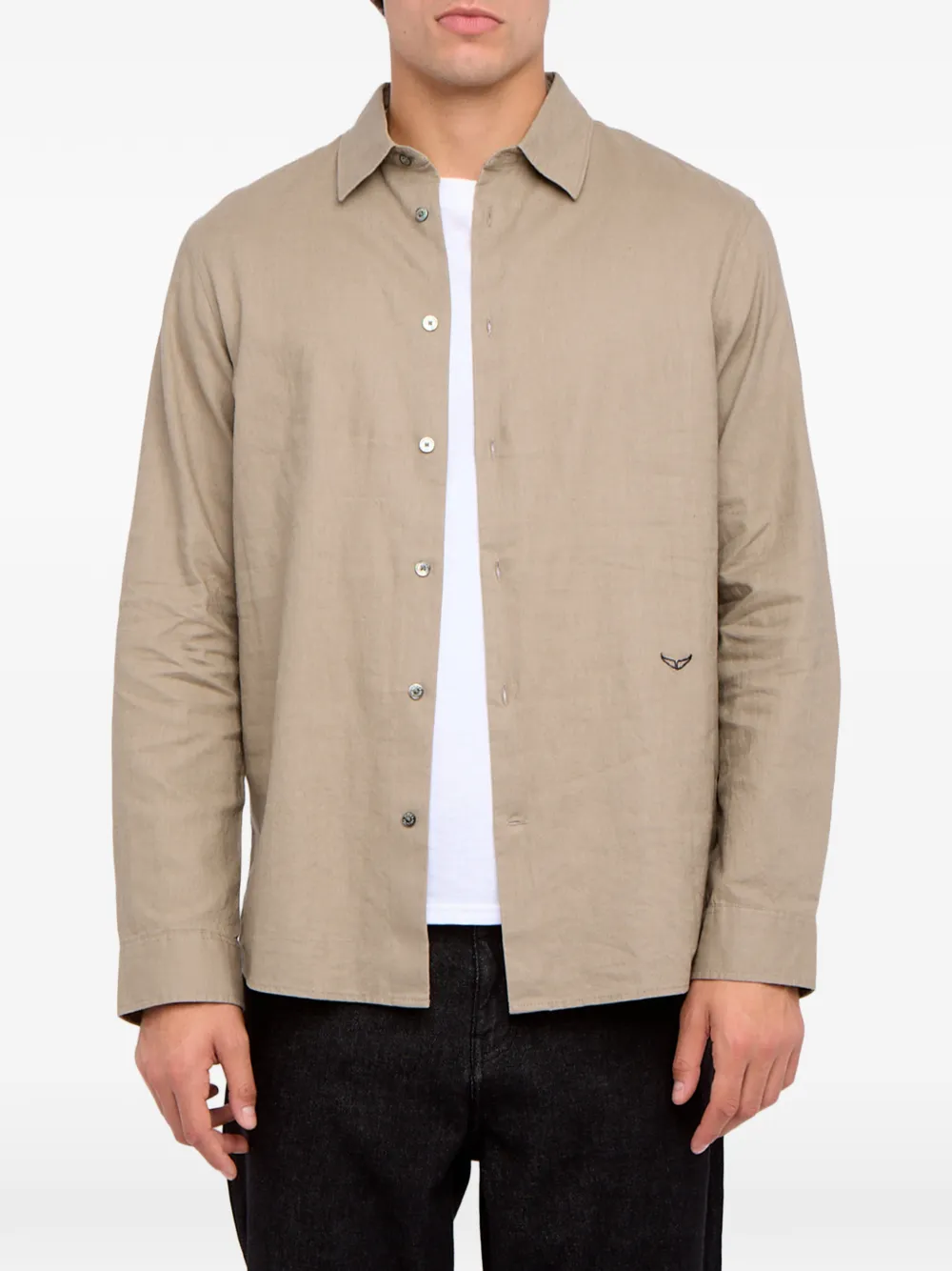 Zadig&Voltaire Sid overhemd Beige