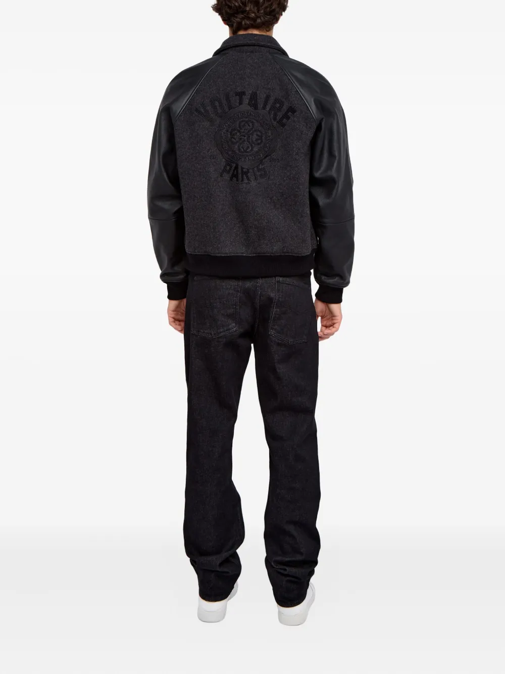 Zadig&Voltaire Benjy leren jack Zwart