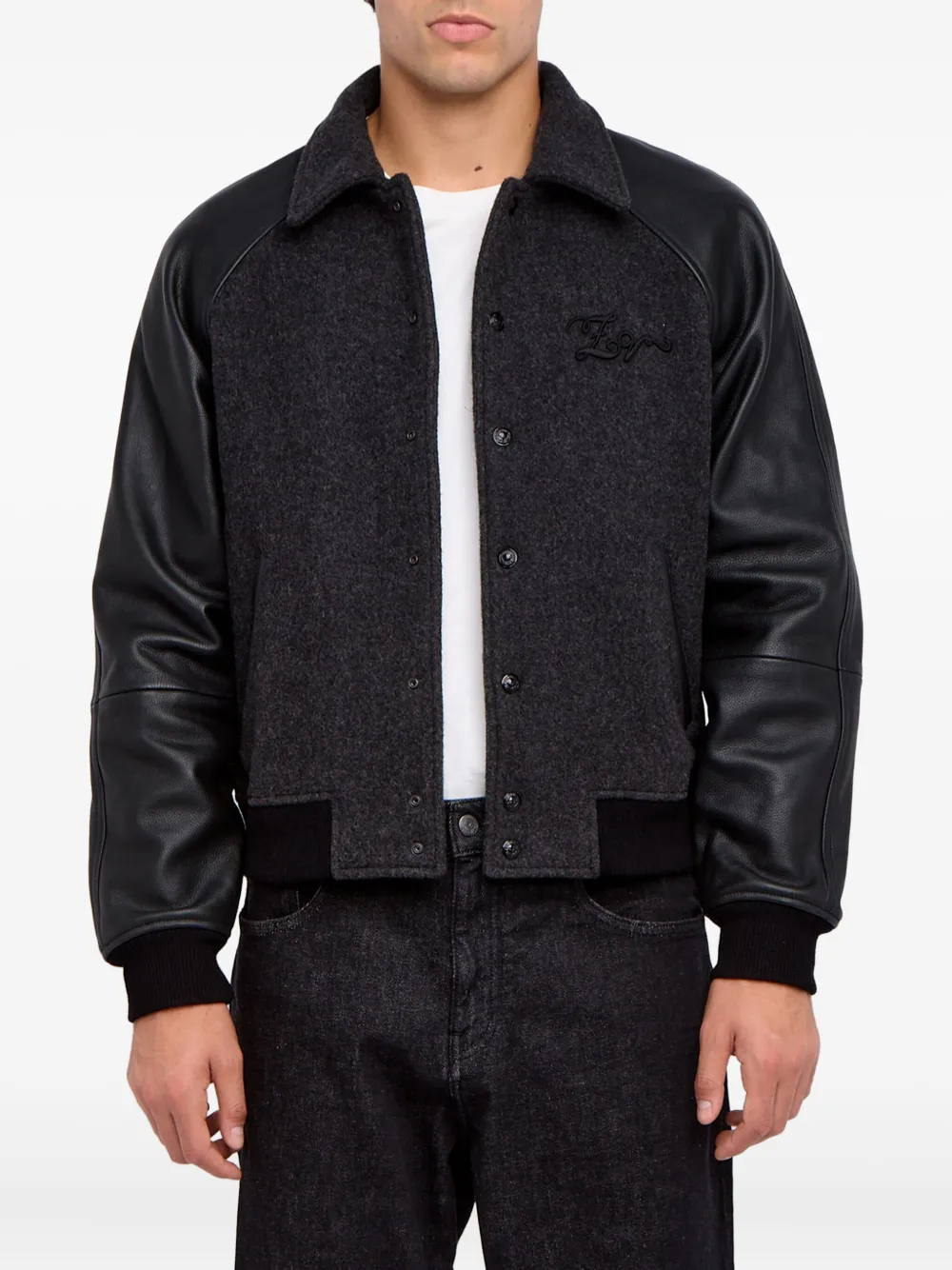 Zadig&Voltaire Benjy leren jack Zwart