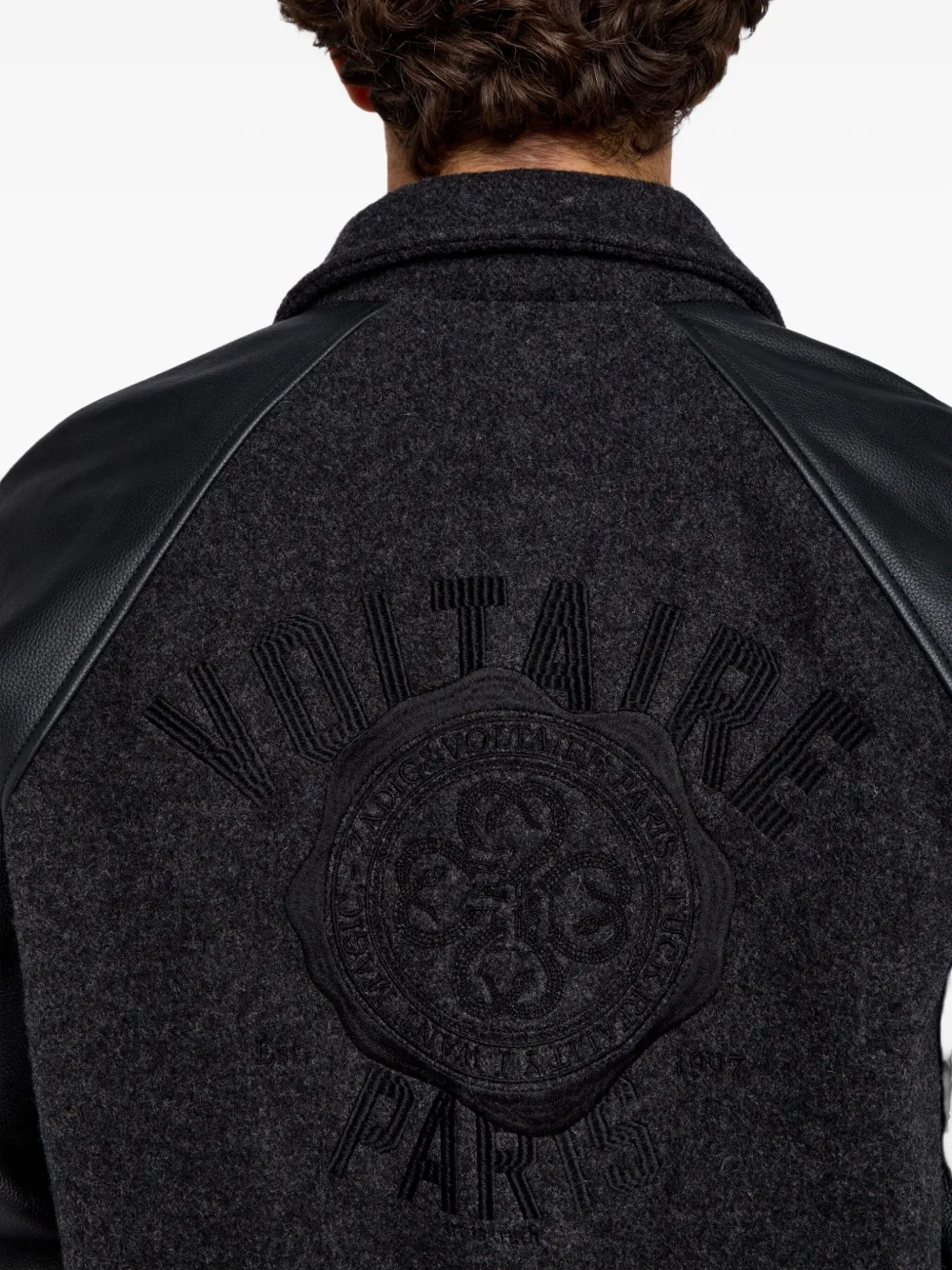 Zadig&Voltaire Benjy leren jack Zwart