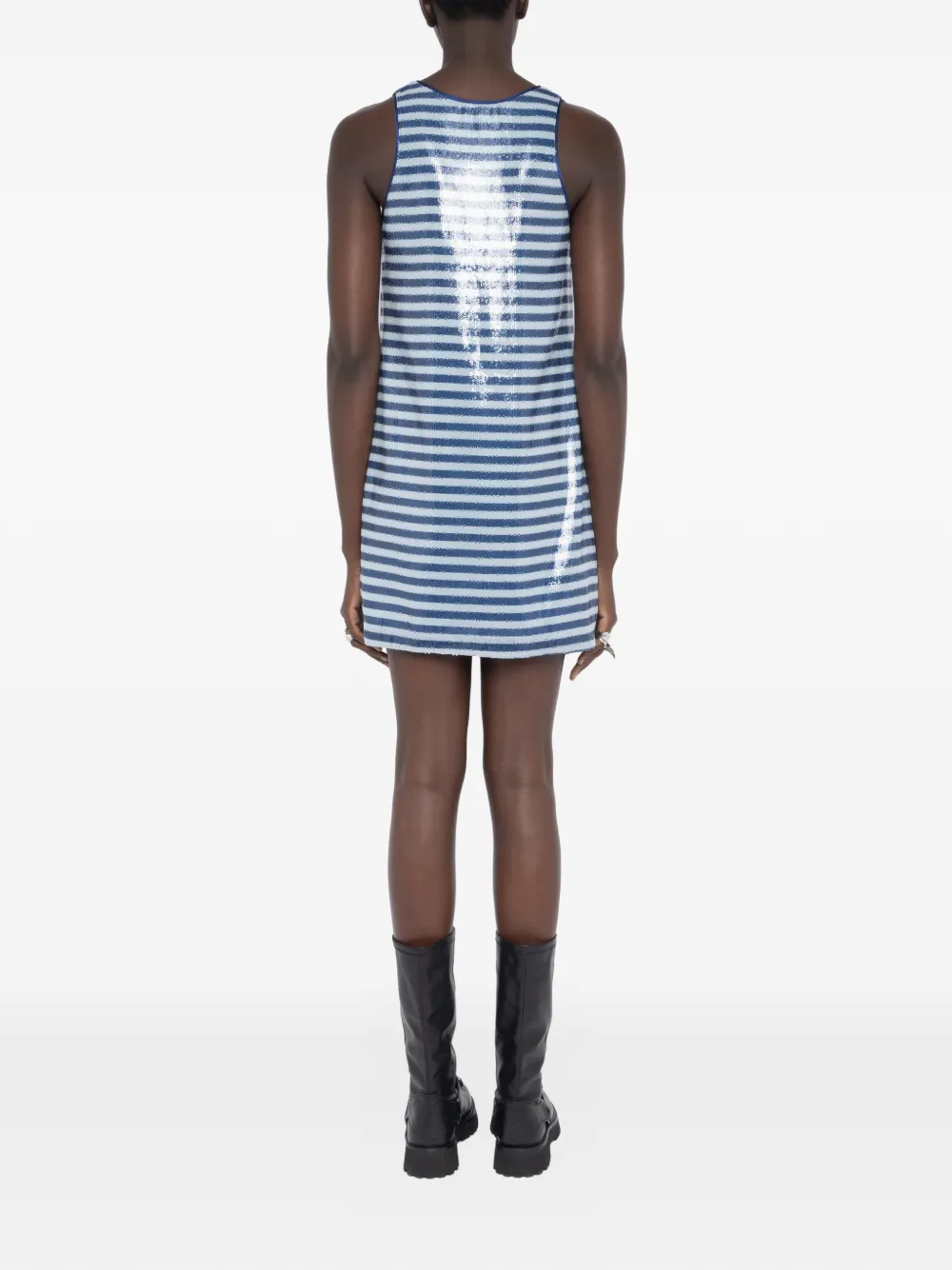 Zadig&Voltaire Rasha jurk met pailletten Blauw