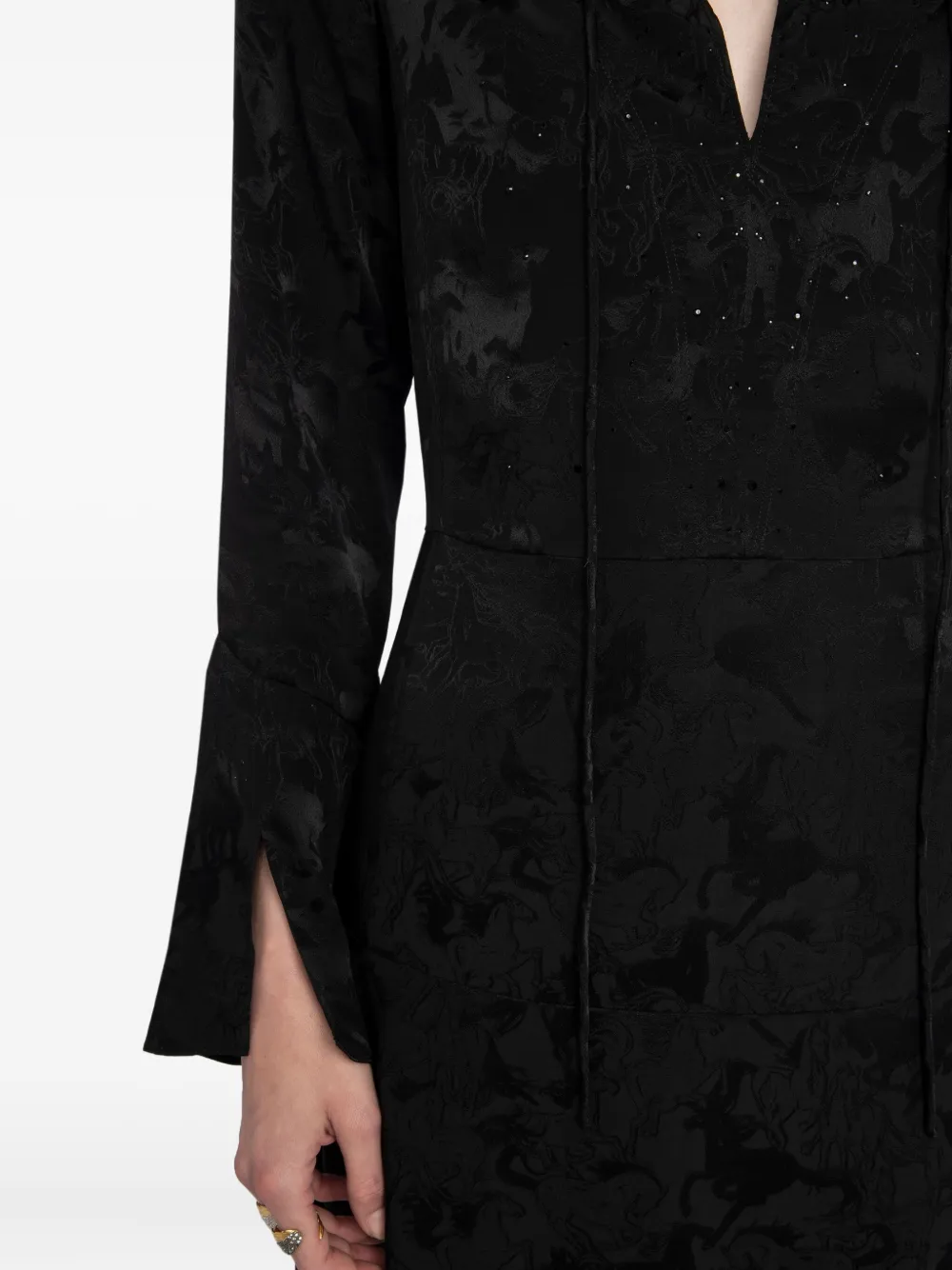 Zadig&Voltaire Rikal maxi-jurk Zwart