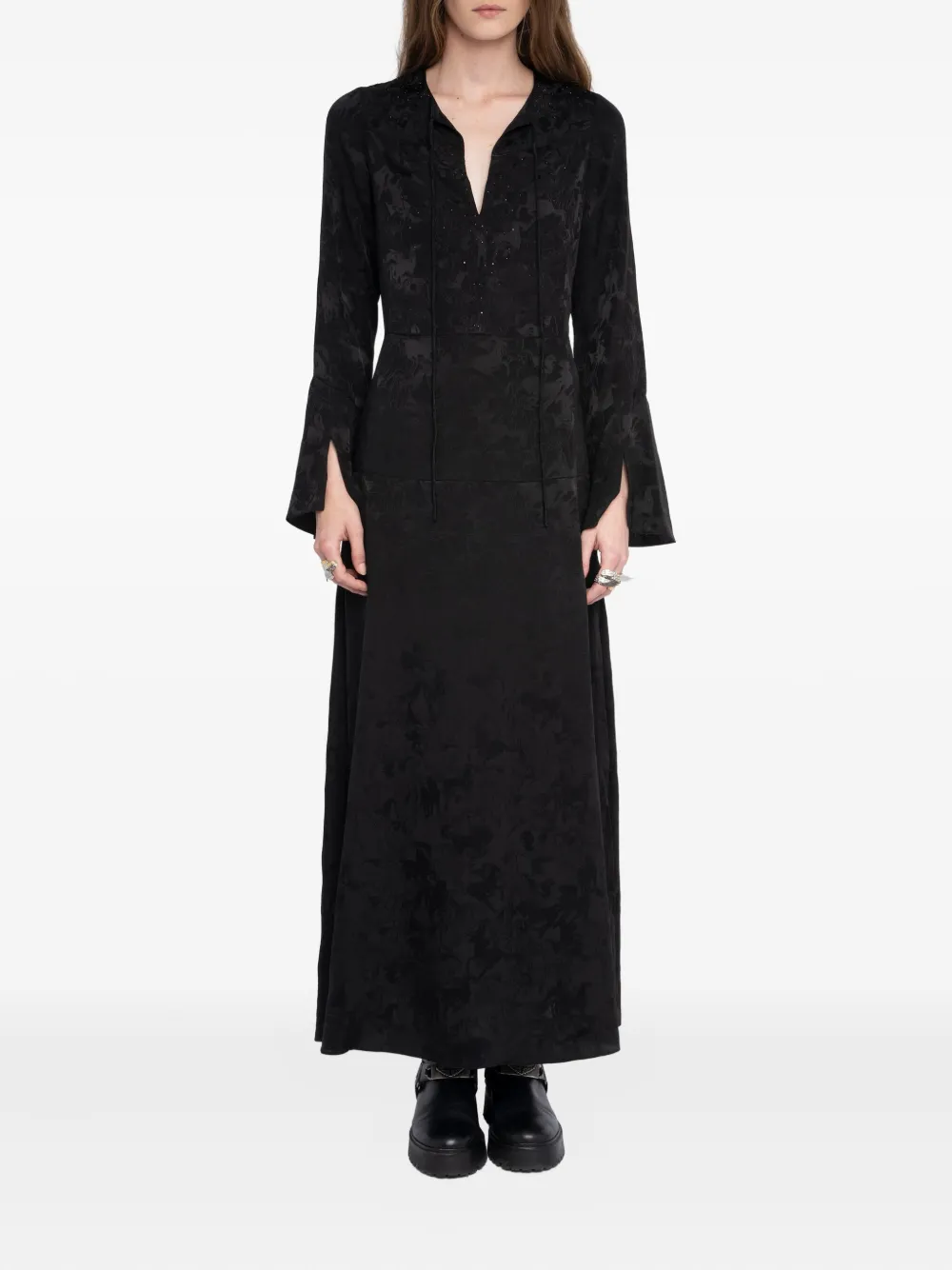 Zadig&Voltaire Rikal maxi-jurk - Zwart