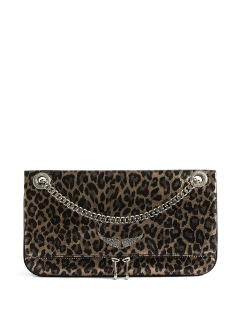 Zadig&Voltaire Rock II Metal Leo Tasche mit Kettenriemen