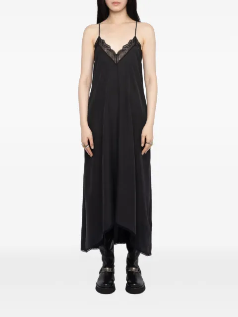 Zadig&Voltaire lace-trim midi dress