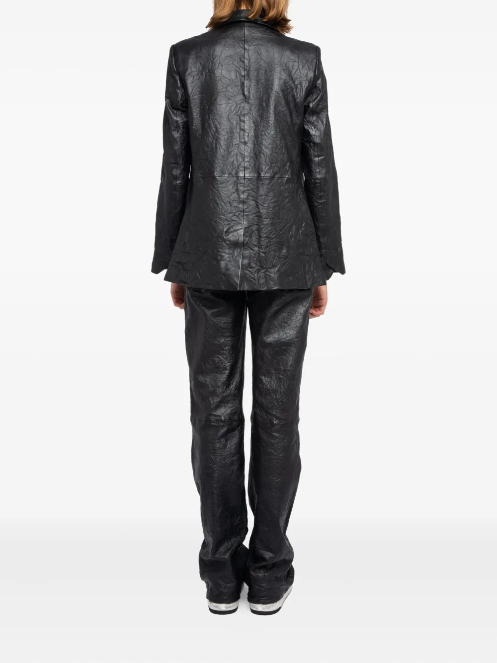 Zadig&Voltaire Colbert met enkele rij knopen Zwart