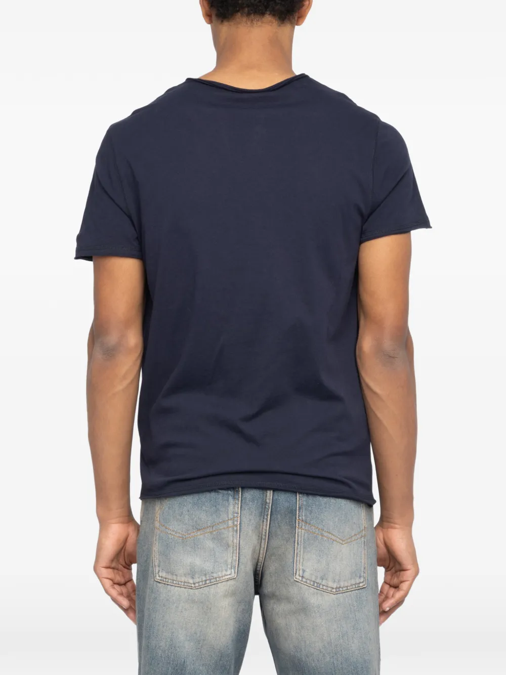 Zadig&Voltaire T-shirt met V-hals Blauw
