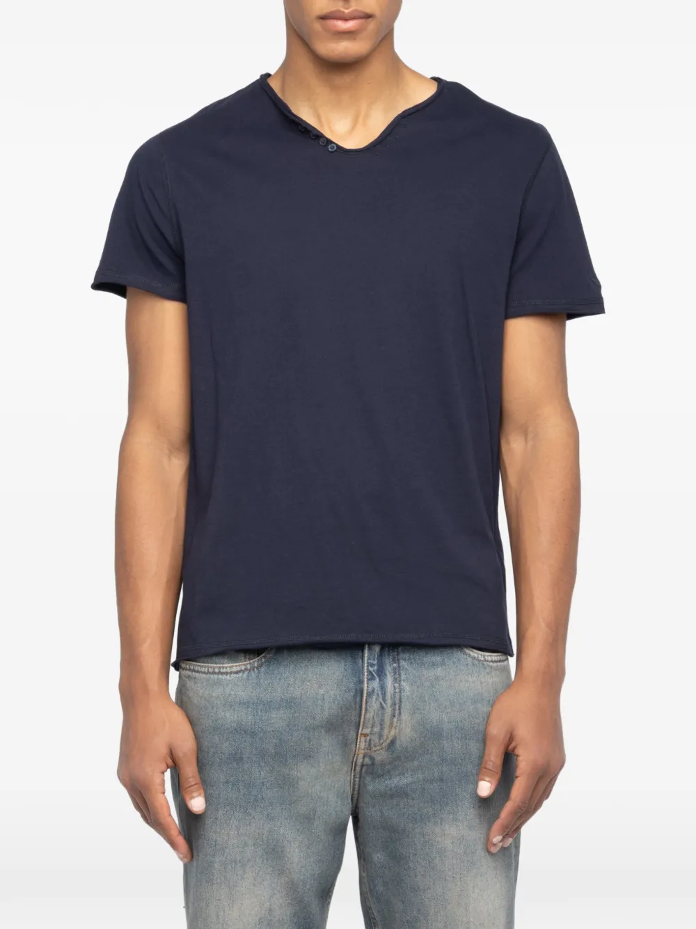 Zadig&Voltaire V-neck T-shirt - Blauw